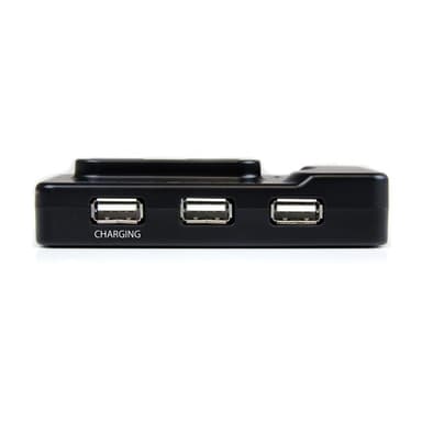 STARTECH.COM 6 Port USB 3.0 / 2.0 Hub mit 2A Ladeanschluss - 2x USB 3.0 SuperSpeed und 4x USB 2.0 Co