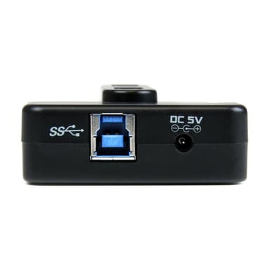 STARTECH.COM 6 Port USB 3.0 / 2.0 Hub mit 2A Ladeanschluss - 2x USB 3.0 SuperSpeed und 4x USB 2.0 Co