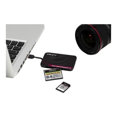 PNY Flash Card Reader High Performance 3.0 Formate SD/miniSD/microSD/SDHC/miniSDHC/microSDHC/SDXC/mi