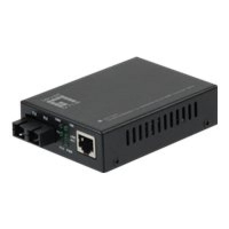LevelOne GVT-2001 10/100/1000BASE-T/1000BASE-SX-MMF-SC-Wandler