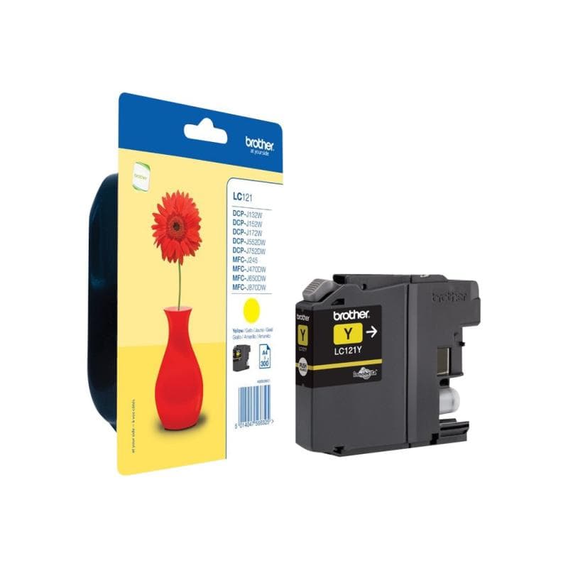BROTHER LC121Y Gelb Tintenpatrone