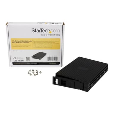 STARTECH.COM 6,35-8,89cm 2,5 Zoll SAS/SATA/SSD auf 3,5 Zoll SATA Festplatten Konverter