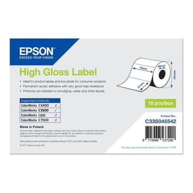 EPSON gestanzte Etiketten 610 Etikett(en)