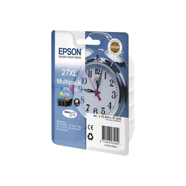 EPSON 27XL Multipack 3er Pack XL Gelb, Cyan, Magenta Tintenpatrone