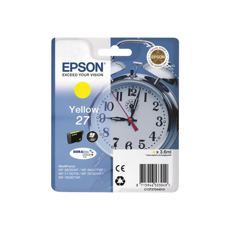 EPSON 27 Gelb Tintenpatrone