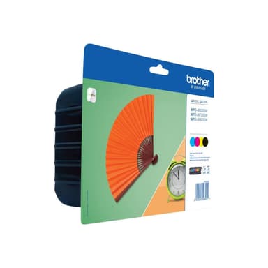 BROTHER LC129XL Value Pack 4er Pack Schwarz, Gelb, Cyan, Magenta Tintenpatrone