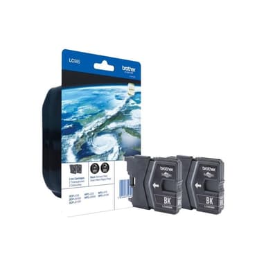 BROTHER Tinte LC-985BKBP2 schwarz Blister Twin Pack