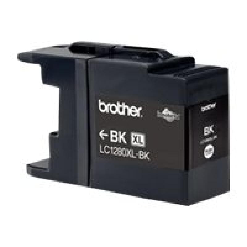 BROTHER Tinte LC-1280XLBKBP2 schwarz Jumbo Blister Twin Pack