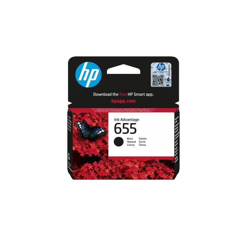 HP 655 Schwarz Tintenpatrone