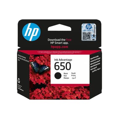 HP 650 Schwarz Tintenpatrone