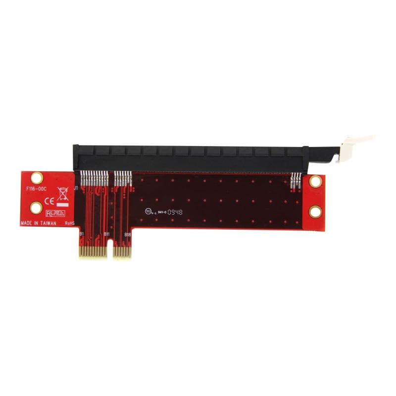 STARTECH.COM PCI Express x1 auf x16 Extender Adapter - PCIe Riser Verlängerung Karte