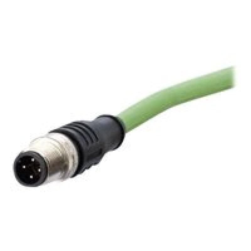 BTR NETCOM Industrie-Ethernet Anschlusskabel, M12 4polig / offenes Ende, 10m