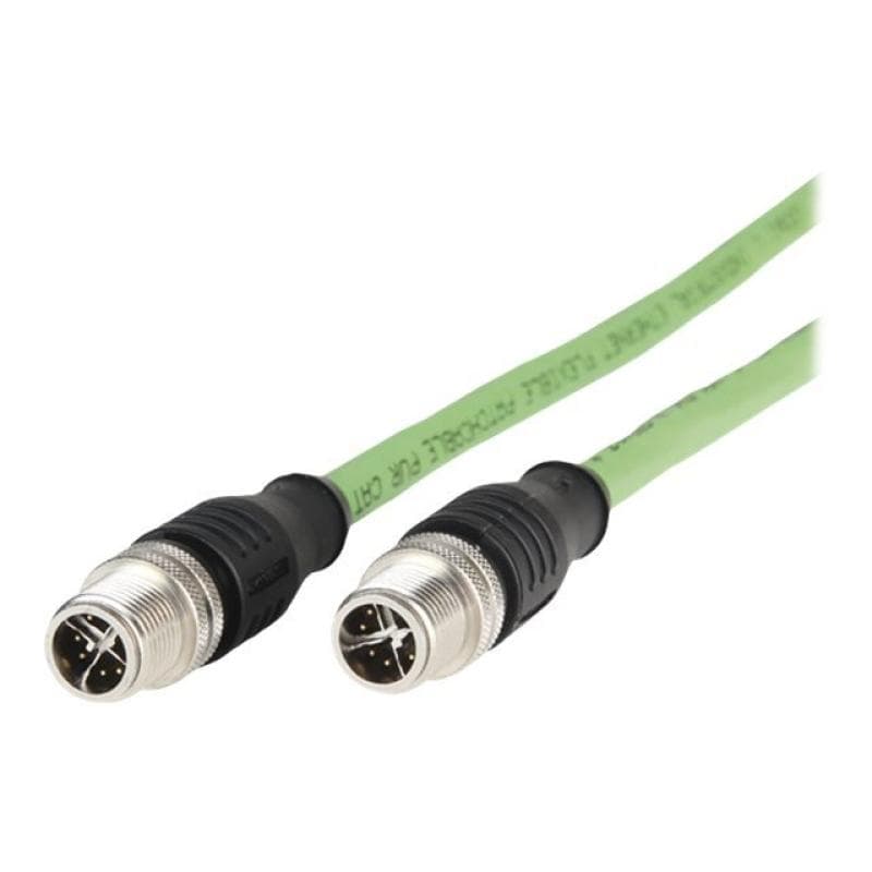 BTR NETCOM Industrie-Ethernet Verbindungskabel M12 Typ X 8polig, ST-ST, 1m
