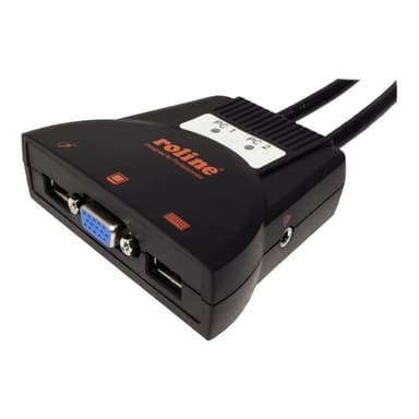 ROLINE KVM-Switch 'Star' 2 PCs, VGA, USB, Audio