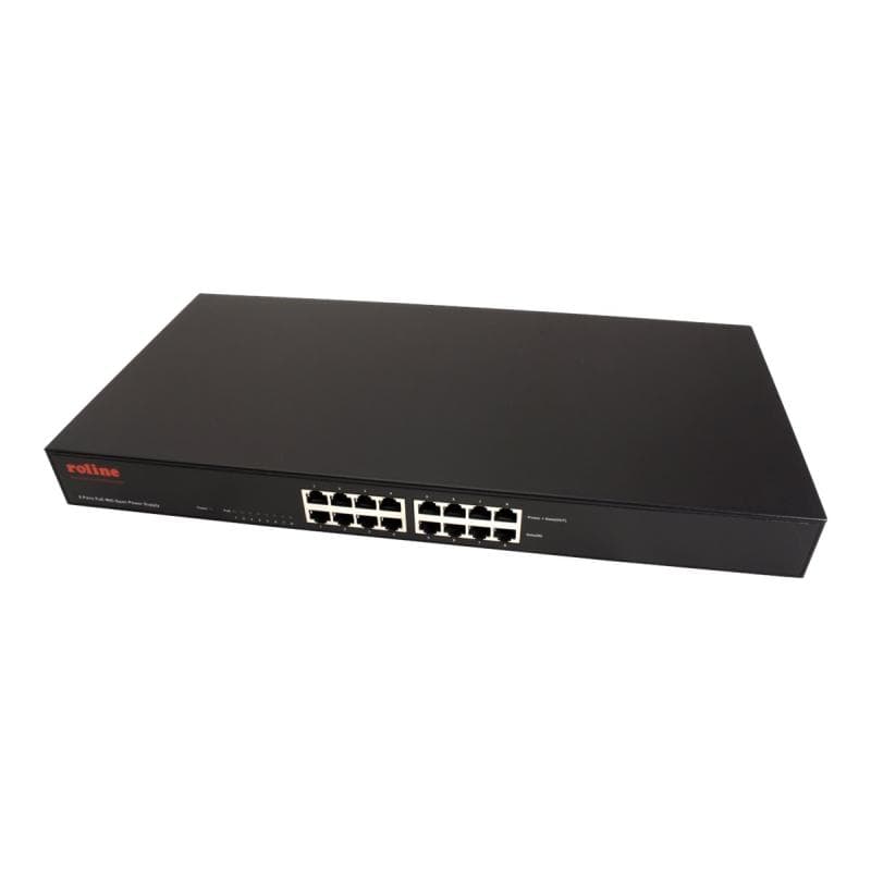 ROLINE ″ROLINE 19″″ PoE MID-Span Power Supply, 8 Midspanports″