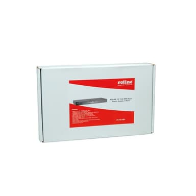 ROLINE ″ROLINE 19″″ PoE MID-Span Power Supply, 8 Midspanports″