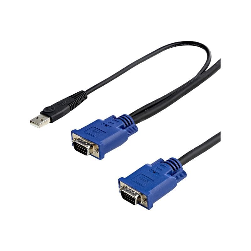 STARTECH.COM 3m 2-in-1 PS/2 USB KVM Kabel - Kabelsatz für KVM Switch / Umschalter