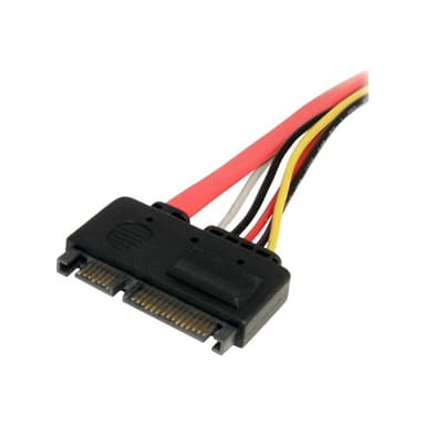 STARTECH.COM SATA Verlängerung 30cm  - 22pin Kombikabel Stecker / Buchse - internes S-ATA Daten- Str