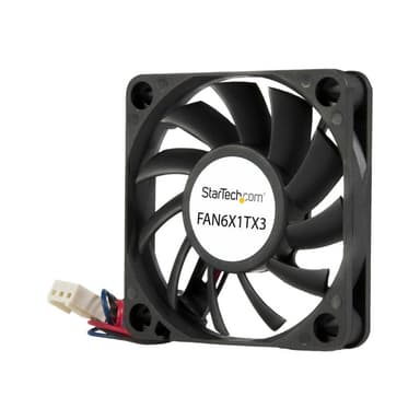 STARTECH.COM 60mm Gehäuselüfter - Lüfter 6cm für PC Gehäuse mit 3-pin Molex Stecker (60mmx60mmx10mm)