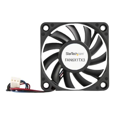 STARTECH.COM 60mm Gehäuselüfter - Lüfter 6cm für PC Gehäuse mit 3-pin Molex Stecker (60mmx60mmx10mm)