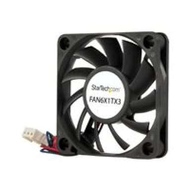 STARTECH.COM 60mm Gehäuselüfter - Lüfter 6cm für PC Gehäuse mit 3-pin Molex Stecker (60mmx60mmx10mm)