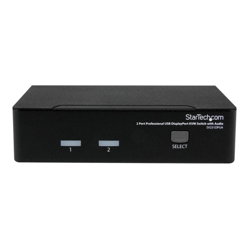 STARTECH.COM 2 Port DisplayPort USB KVM Switch - DisplayPort KVM Umschalter mit Audio