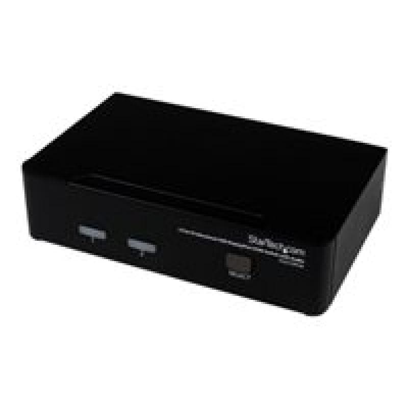 STARTECH.COM 2 Port DisplayPort USB KVM Switch - DisplayPort KVM Umschalter mit Audio