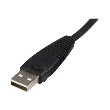 STARTECH.COM KVM Kabel USB VGA für KVM Switch 1,8m - Kabelsatz für KVM Umschalter 2x USB A/B Stecker