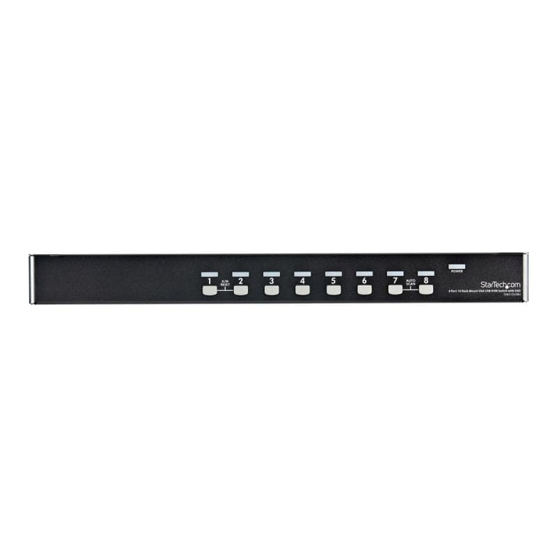STARTECH.COM 8-Port USB KVM Switch-Set mit OSD und Kabeln Rackmontierbar