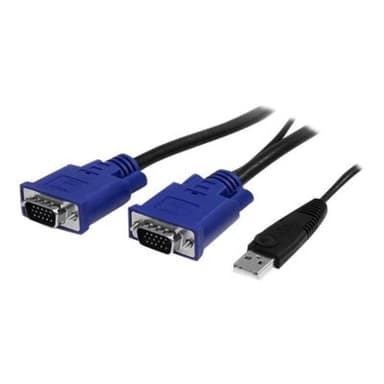 STARTECH.COM 16 Port 1HE USB VGA KVM Switch mit OSD zur Rack-Montage inkl. Kabeln