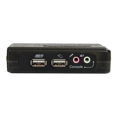 STARTECH.COM 2 Port USB KVM Switch Kit mit Audio und Kabeln