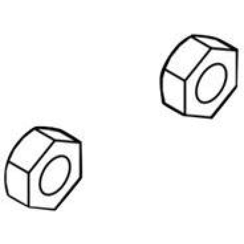 STAR HEXAGON NUT NH4-1