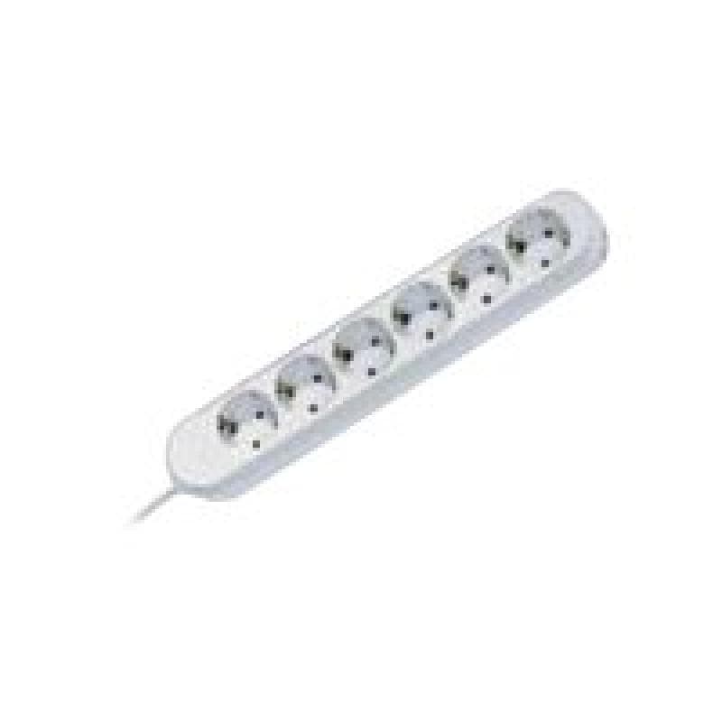 BACHMANN Bach SMART 6xSchuko weiß ohne Strom