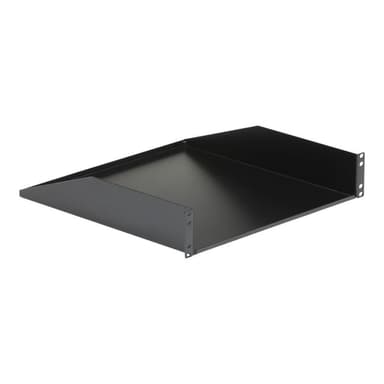 STARTECH.COM 2 HE Fest montierter Schwerlast Fachboden für Server Rack/ Schrank bis 56 Kg - 45 cm Ti