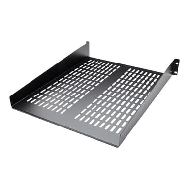 STARTECH.COM 2 HE Fest montierter Fachboden für Server Rack/ Schrank bis 22 Kg - 55 cm Tief - belüft
