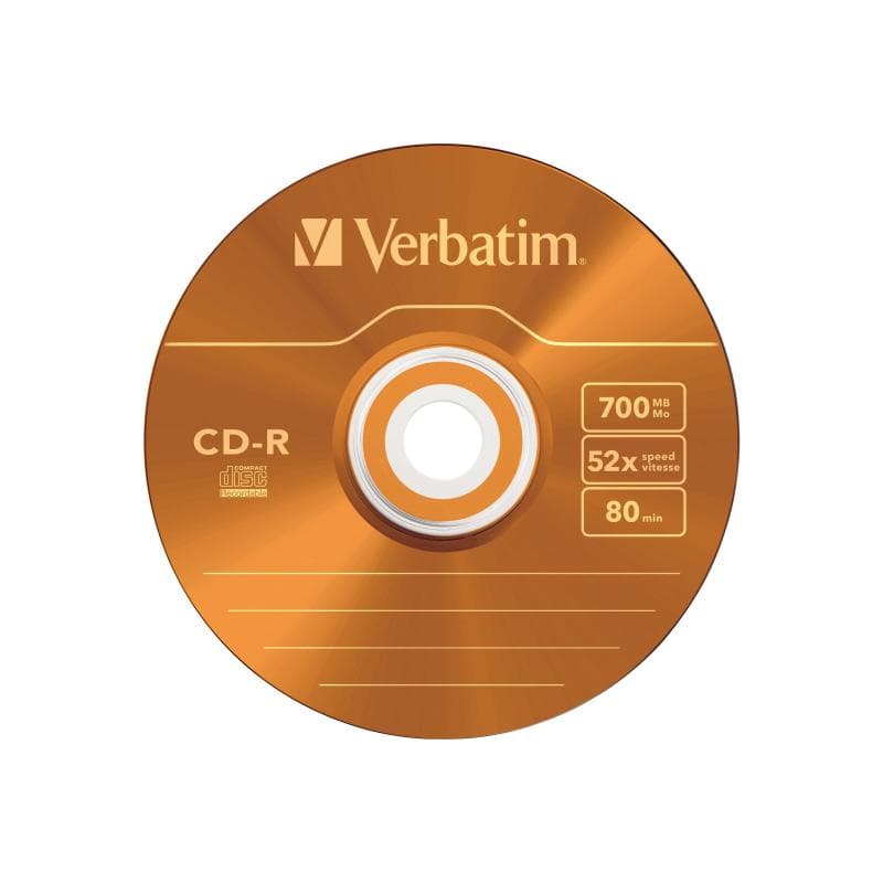 Verbatim CD Rohling 80min 700MB    48xSp. SlimCase Crystal