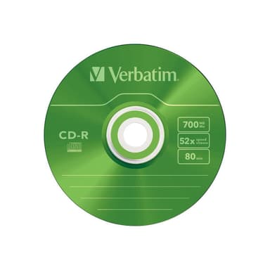 Verbatim CD Rohling 80min 700MB    48xSp. SlimCase Crystal