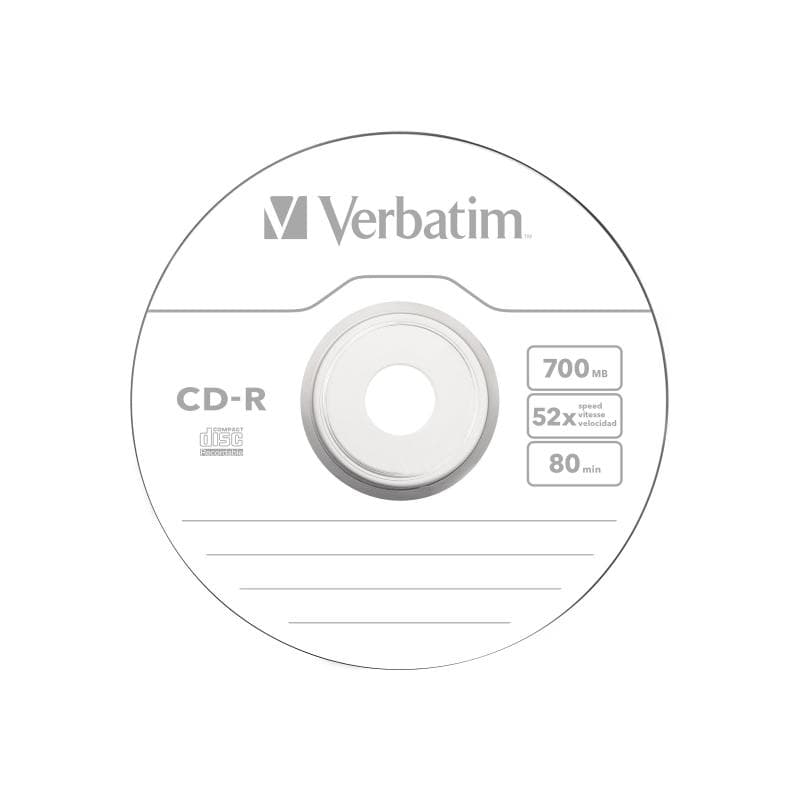 Verbatim CD Rohling 80min 700MB    48xSp. Spindel