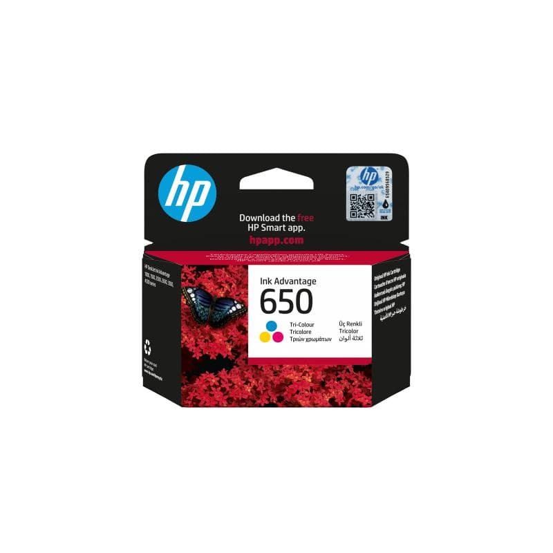 HP 650 Farbe (Cyan, Magenta, Yellow) Ink Advantage Tintenpatrone