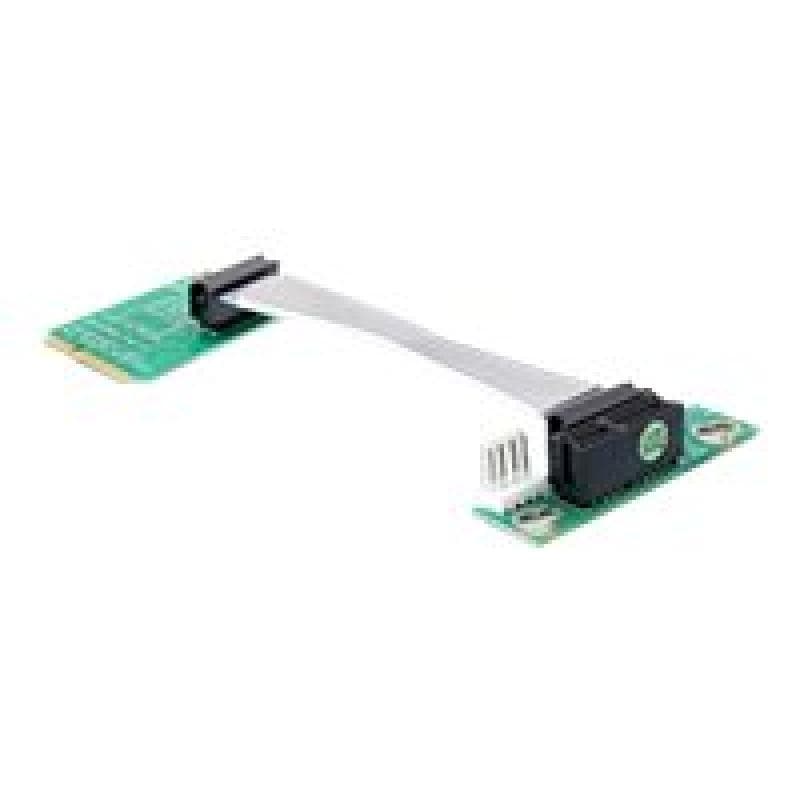 DELOCK Riser Card PCIe X1 flexibel | 13cm Kabel / Links