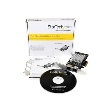 STARTECH.COM 2 Port PCI Express / PCIe Gigabit Ethernet Netzwerkkarte 2x RJ45 - PCI-e Intel i350 NIC