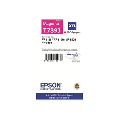 EPSON T7893 1 Größe XXL Magenta Druckerpatrone