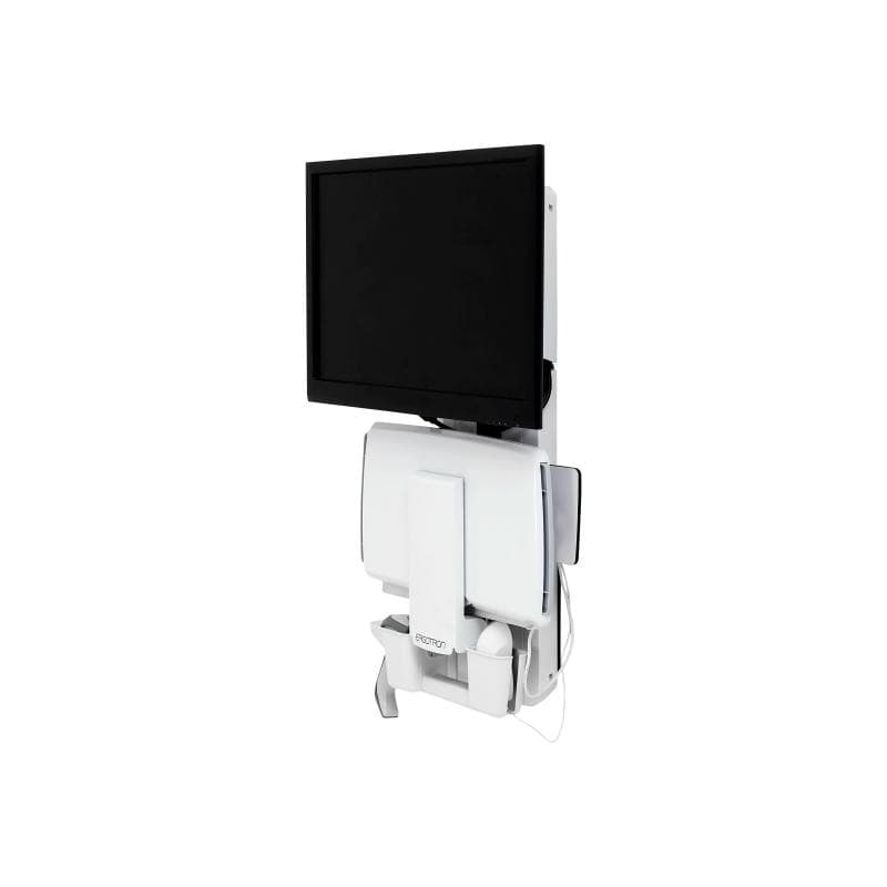 ERGOTRON Steh-Sitz Vertical Lift in Weiß