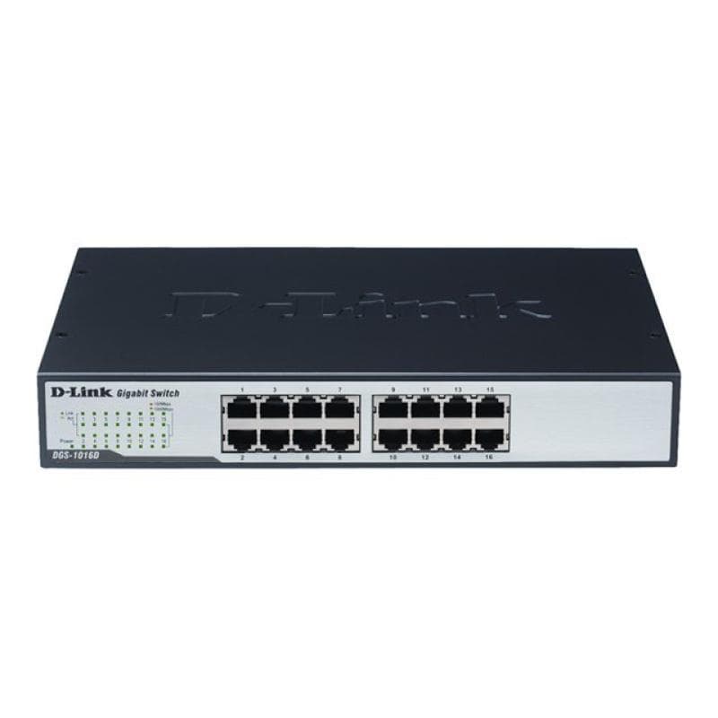 D-LINK DGS-1016D Gigabit Switch 16xRJ45 10/100/1000