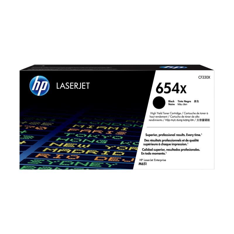HP 654X Schwarz LaserJet Tonerpatrone (CF330X)