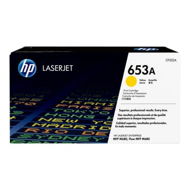 HP 653A Gelb LaserJet Tonerpatrone (CF322A)