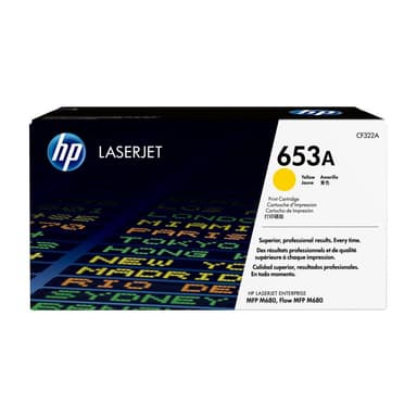 HP 653A Gelb LaserJet Tonerpatrone (CF322A)