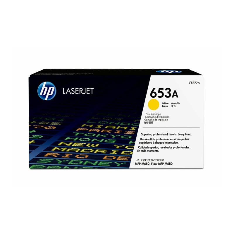 HP 653A Gelb LaserJet Tonerpatrone (CF322A)