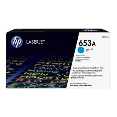 HP 653A Cyan LaserJet Tonerpatrone (CF321A)