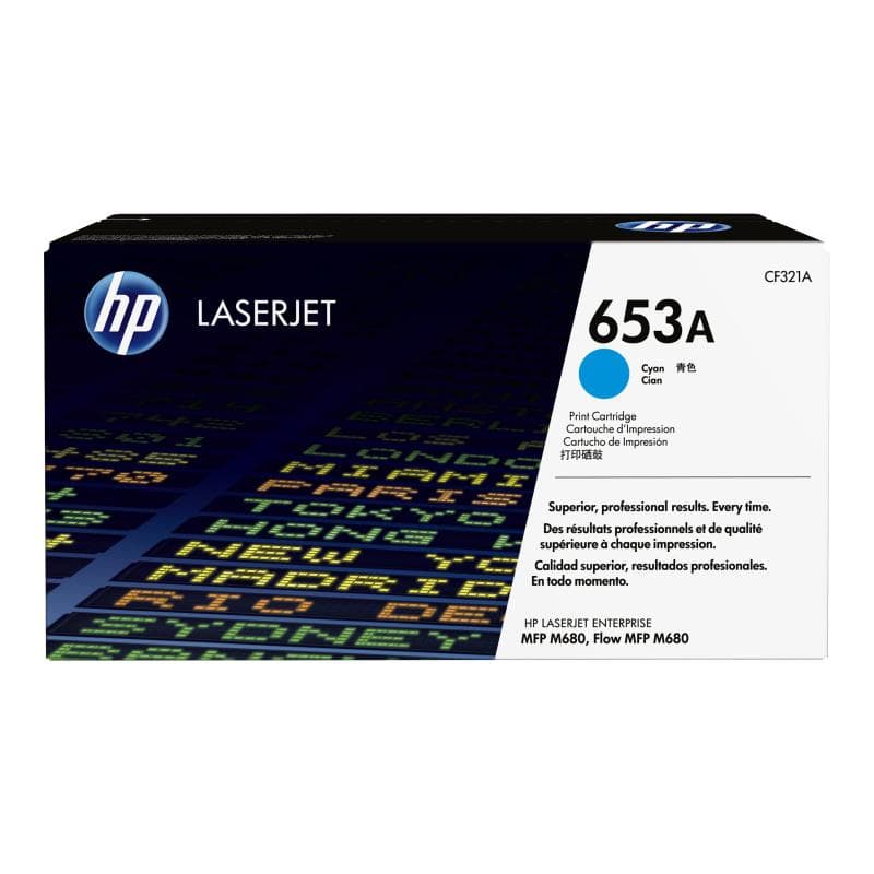 HP 653A Cyan LaserJet Tonerpatrone (CF321A)